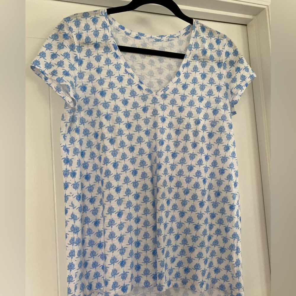 Lilly Pulitzer turtle tshirt